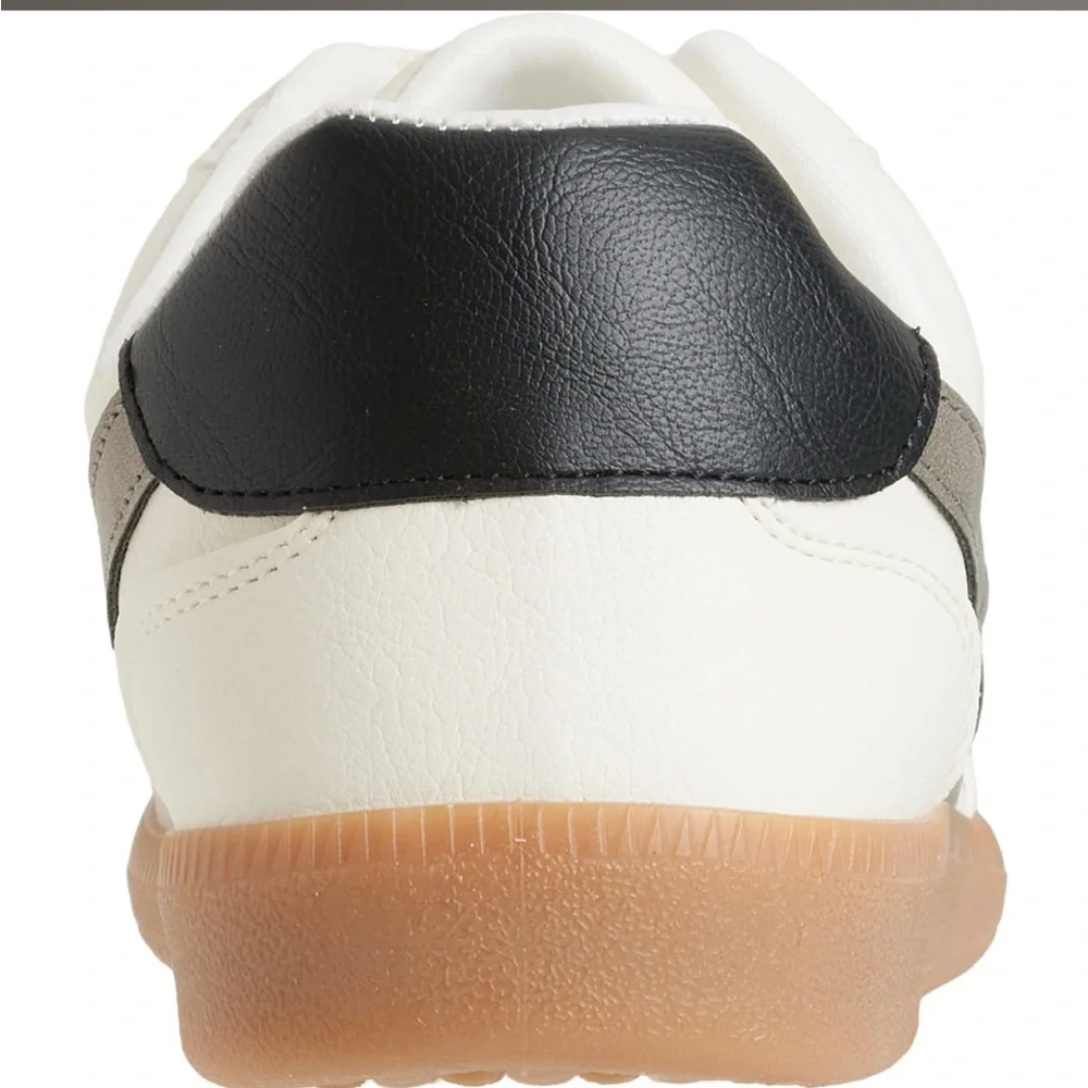 DV by Dolce Vita White, Gray, Tan Low-Top Sneakers